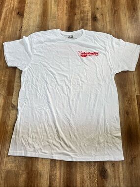 Marshmello Short-Sleeve Crewneck Tee with Red Chest Logo